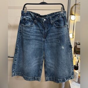 Wild Fable Low Rise Denim Shorts Baggy Carpenter Style Jorts Size S